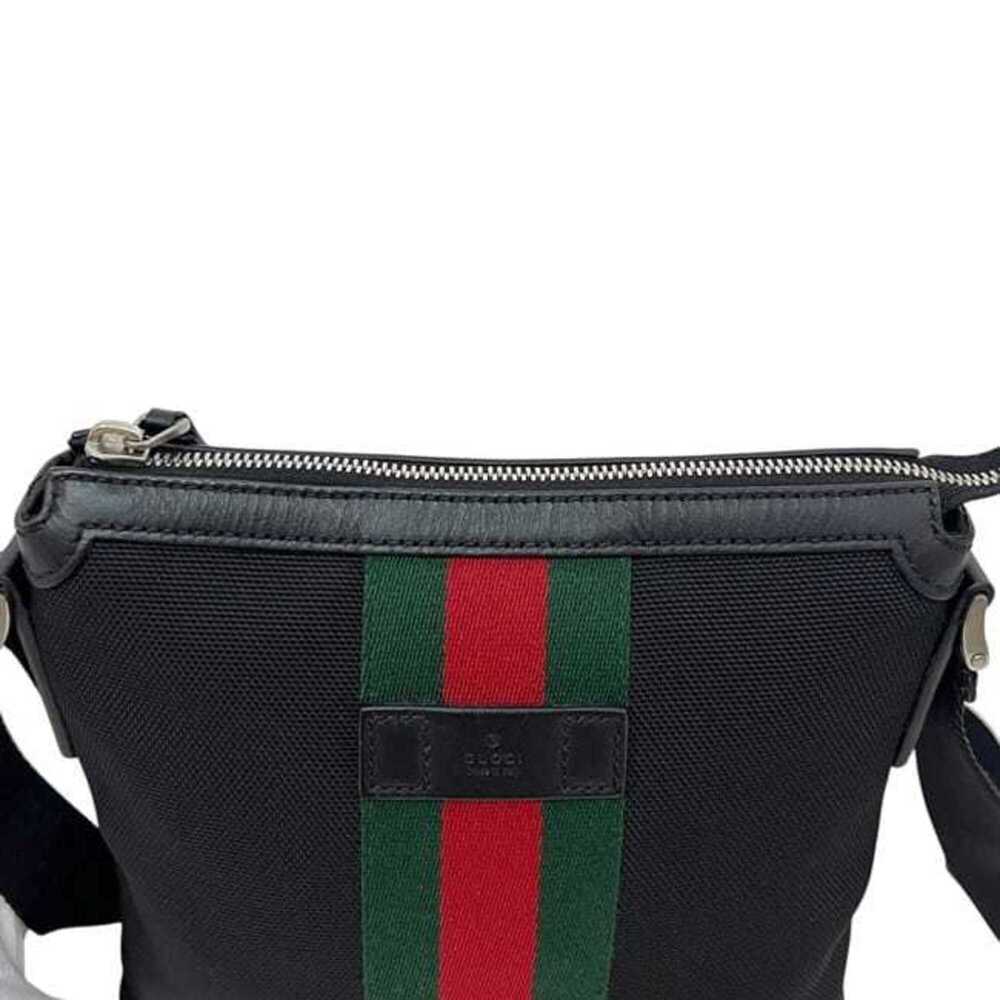 GUCCI Authentic Black Leather Shoulder Bag - Picture 10 of 11